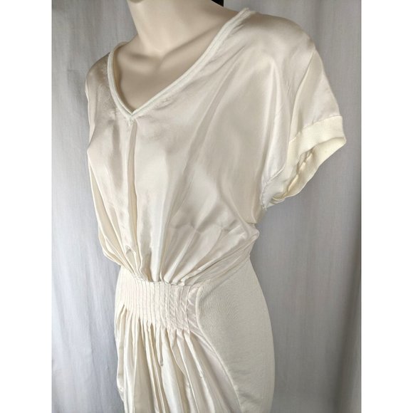LAMB L.A.M.B. White Silk Cotton Tunic Top Drape XS - Picture 2 of 7